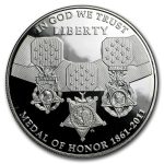 2011-P Medal of Honor $1 Silver Commem Proof (w/Box & COA)