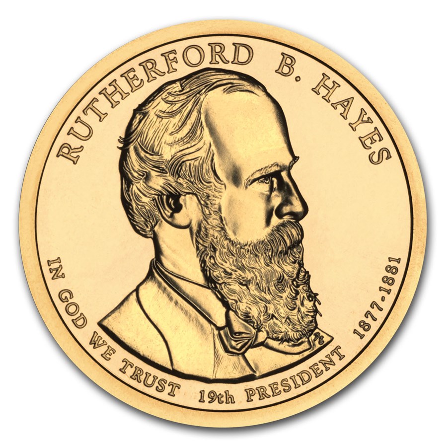 2011-P Rutherford B. Hayes Presidential Dollar BU