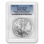 2011 (S) American Silver Eagle MS-70 PCGS