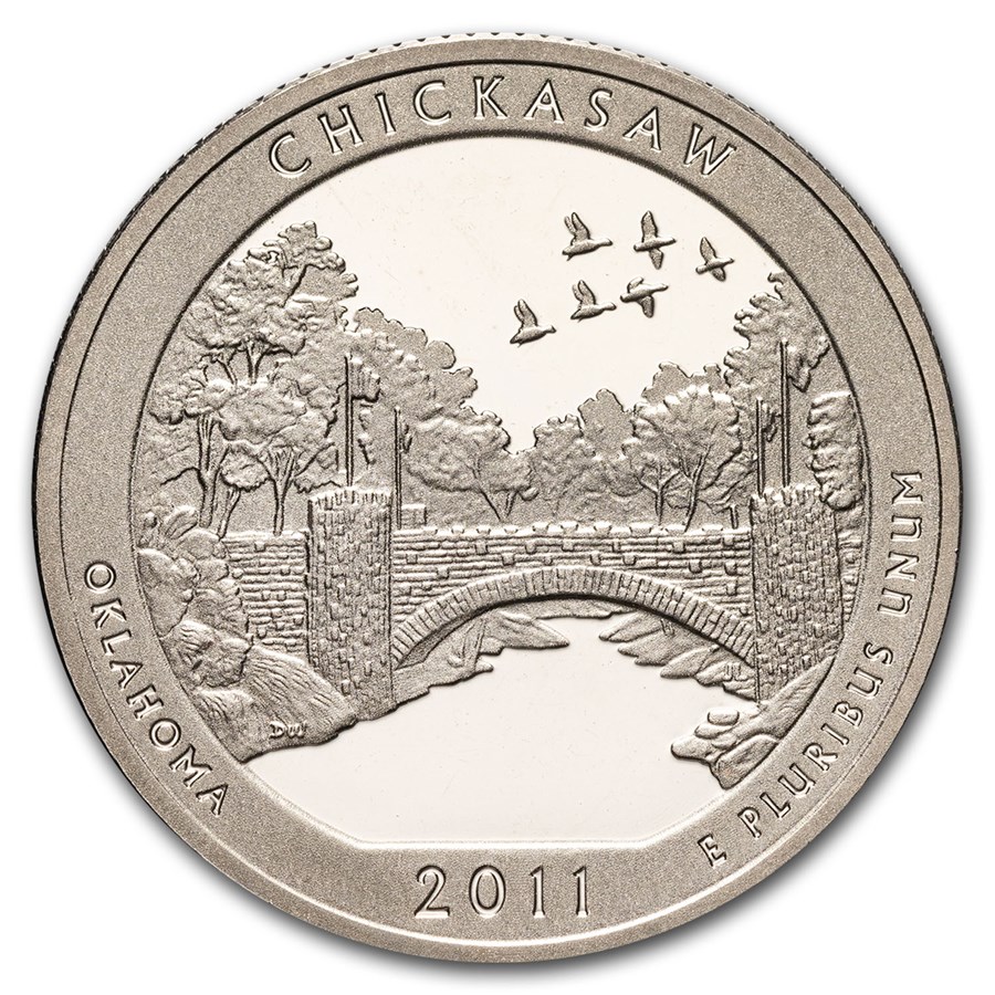 2011-S ATB Quarter Chickasaw National Historical Proof