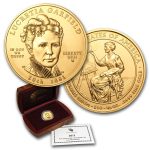 2011-W 1/2 oz Gold Lucretia Garfield BU (w/Box & COA)
