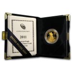 2011-W 1/2 oz Proof American Gold Eagle (w/Box & COA)