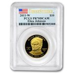 2011-W 1/2 oz Proof Gold Eliza Johnson PR-70 PCGS (FS)