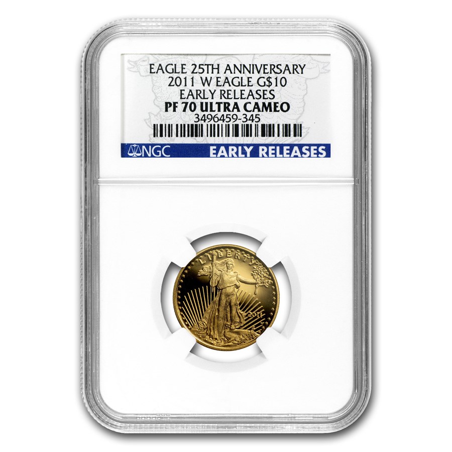 2011-W 1/4 oz Proof American Gold Eagle PF-70 NGC (ER)