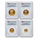 2011-W 4-Coin Proof American Gold Eagle Set PR-70 PCGS (FS)