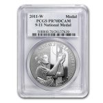 2011-W 9/11 National Medal PR-70 PCGS