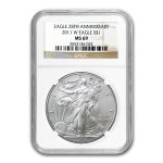 2011 (W) American Silver Eagle MS-69 NGC