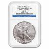 2011-W Burnished Silver Eagle MS-70 NGC (ER, 25th Anniv)