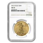 2012 1 oz American Gold Eagle MS-70 NGC