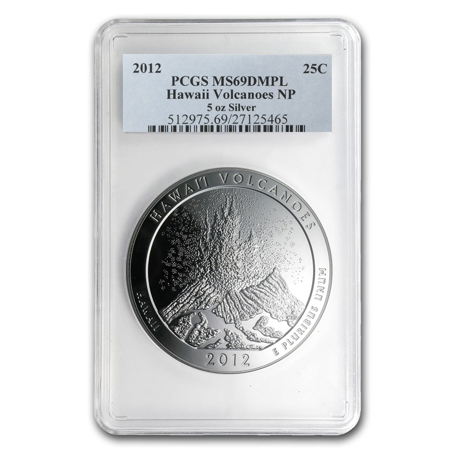 2012 5 oz Silver ATB Hawaii MS-69 DMPL PCGS (FirstStrike®)