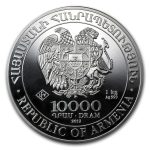 2012 Armenia 1 kilo Silver 10000 Drams Noah’s Ark