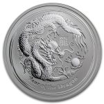2012 Australia 1/2 oz Silver Year of the Dragon BU (Series II)