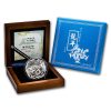 2012 China 1 oz Silver Flower Year of the Dragon (w/Box & COA)