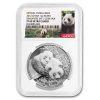 2012 China 1 oz Silver Panda Singapore Coin Fair PF-69 NGC