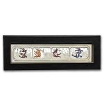 2012 Cook Islands 4 oz Silver Rectangle Colorized Dragon PF Set