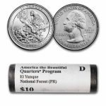 2012-D ATB Quarter El Yunque National Forest 40-Coin BU Roll