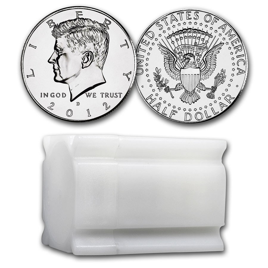 2012-D Kennedy Half Dollar 20-Coin Roll BU