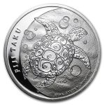 2012 Fiji 1/2 oz Silver $1 Taku BU