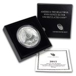 2012-P 5 oz Silver ATB Hawaii Volcanoes (w/Box & COA)