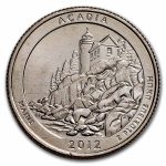 2012-S ATB Quarter Acadia National Park Proof