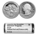 2012-S ATB Quarter Denali National Park 40-Coin Roll Proof