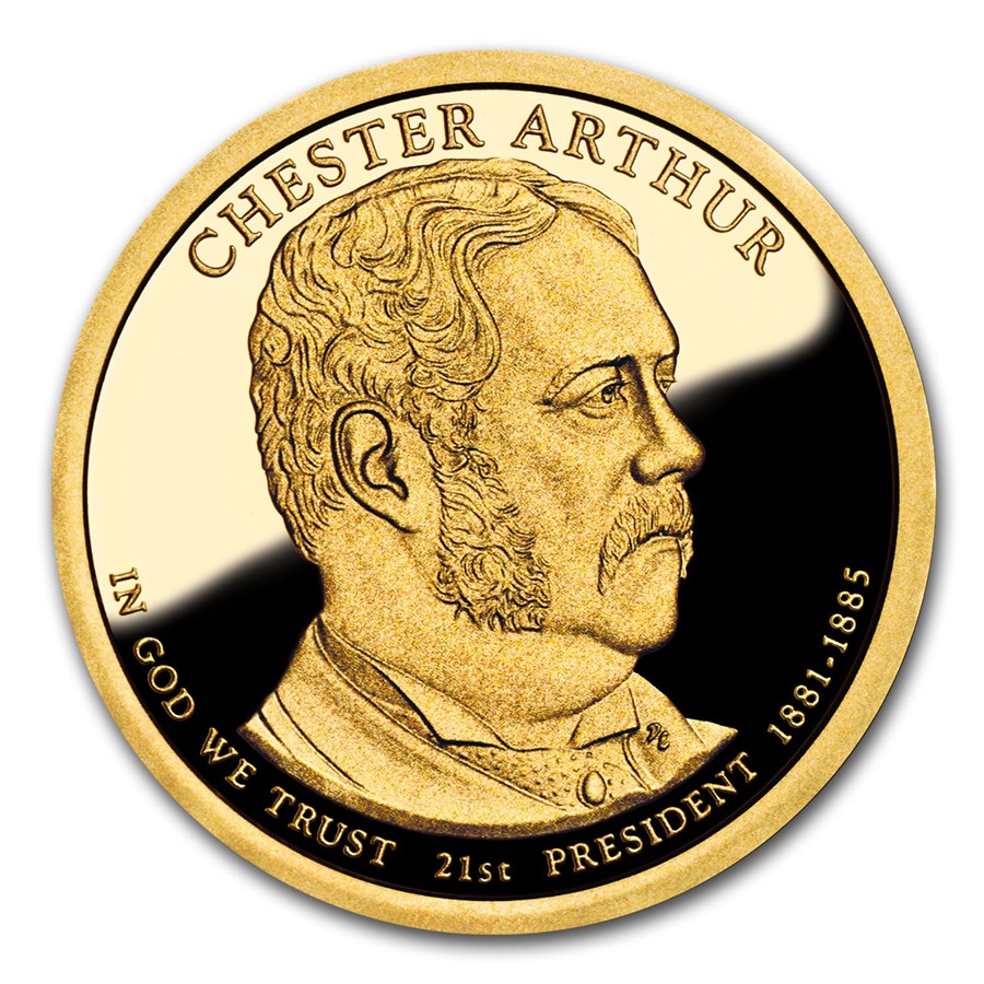 2012-S Chester Arthur Presidential Dollar Proof