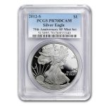 2012-S Proof American Silver Eagle PR-70 PCGS (75th Anniv)