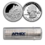 2012-S Quarter ATB Acadia 40-Coin Proof Roll (Silver)