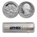 2012-S Quarter ATB Denali 40-Coin Proof Roll (Silver)