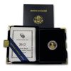 2012-W 1/10 oz Proof American Gold Eagle (w/Box & COA)
