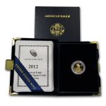 2012-W 1/10 oz Proof American Gold Eagle (w/Box & COA)