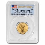 2012-W 1/2 oz Gold Frances Cleveland 2nd Term PR-70 PCGS (FS)
