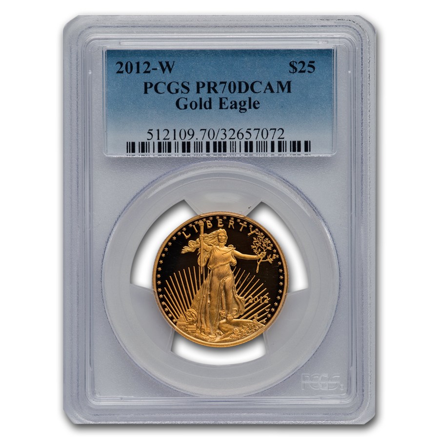 2012-W 1/2 oz Proof American Gold Eagle PR-70 PCGS