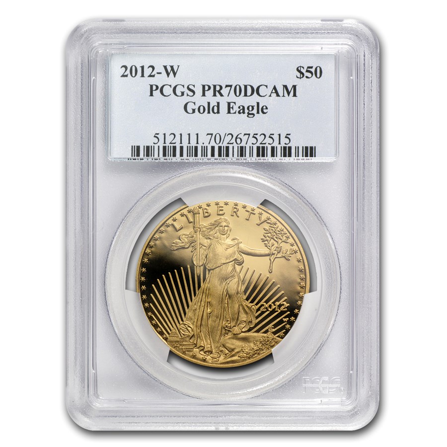 2012-W 1 oz Proof American Gold Eagle PR-70 DCAM PCGS