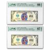 2013 $1.00 (D) Captain Hook CU-66/67 EPQ PMG (DIS#164) 2 consec.