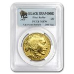 2013 1 oz Gold Buffalo MS-70 PCGS (FS, Black Diamond)