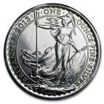 2013 1 oz Lunar Silver Britannia Year of the Snake (Spotted)