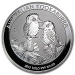 2013 Australia 1 kilo Silver Kookaburra BU