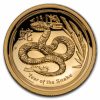 2013 Australia 1 oz Gold Lunar Snake Proof (UHR, Damaged Box)