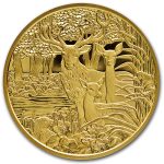 2013 Austria Proof Gold €100 Wildlife in our Sights (Red Deer)