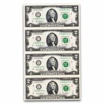 2013 (C-Philadelphia) $2 FRN CU (Fr#1940-C) 4 Note Uncut sheet
