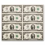 2013 (C-Philadelphia) $2 FRN CU (Fr#1940-C) 8 Note Uncut sheet