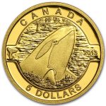 2013 Canada 1/10 oz Proof Gold $5 Orca