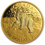 2013 Canada Proof Gold $350 Iconic Polar Bear