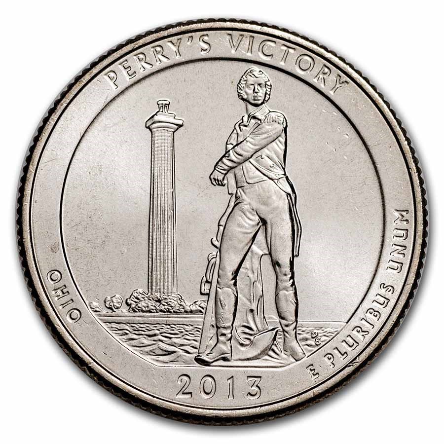 2013-D ATB Quarter Perry's Victory & Peace Memorial BU