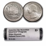 2013-D ATB Quarter White Mountain National Forest 40-Coin Roll BU