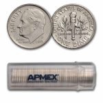2013-D Roosevelt Dime 50-Coin Roll BU