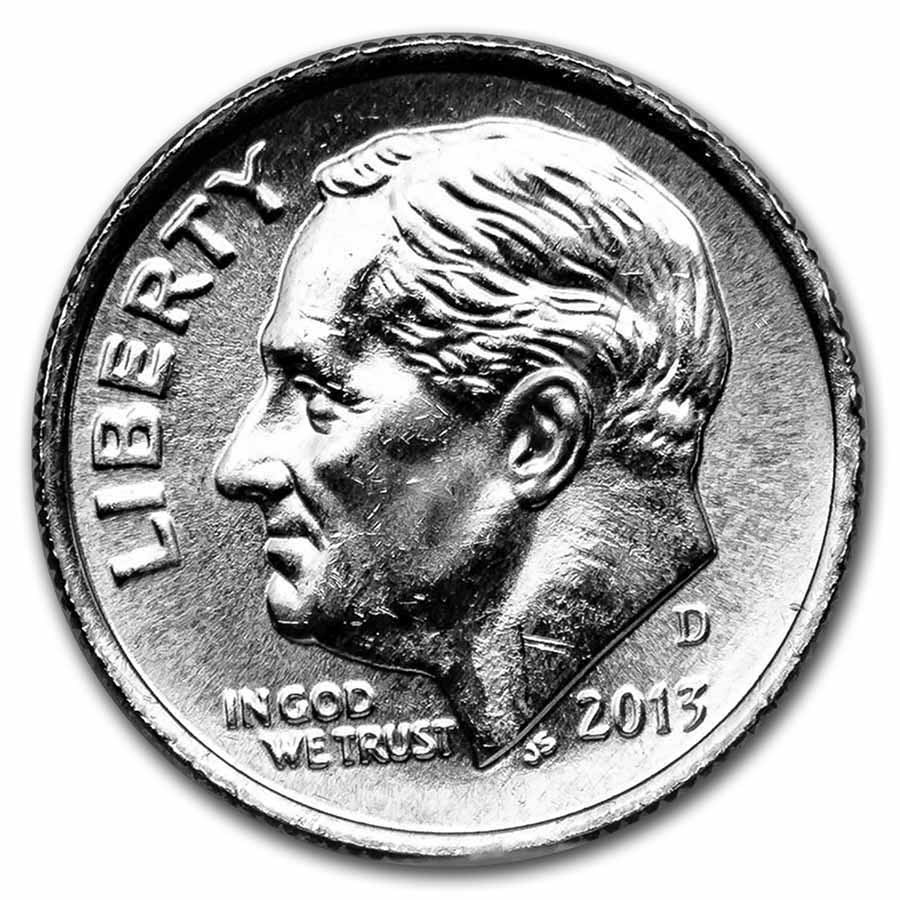 2013-D Roosevelt Dime BU