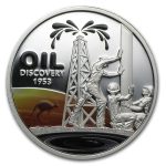 2013 Niue 1 oz Silver $1 60th Anniversary of Oil Discovery Proof