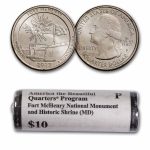 2013-P ATB Quarter Ft. McHenry National Monument 40-Coin Roll BU